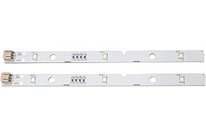 Jayruit 2 tiras de luz LED para nevera, tiras de luz LED de repuesto para Rongsheng/para refrigerador para Hisense, D1E910I47Q84K4Z2QK8650