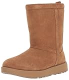 no-closure Closure UGG Women\'s Classic Short Waterproof Chestnut High-Top Sheepskin Boot - 6M