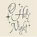 Produktbild Wandsticker, Motiv: O Holy Night28H x 22 W, Vinyl, groß