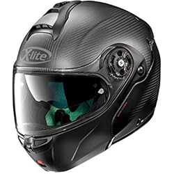 CASCO NOLAN X-LITE, TAGLIA M, APRIBILE MODULARE CARBONIO OPACO, X-1004 ELEGANCE N-COM 2 DYAD