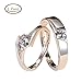 Produktbild DaoRier Klassisches Modedesign Einstellbar Damen Und Herren Paarringe Ehering Heiratsantrag Geschenk
