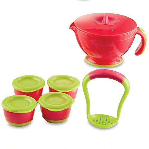 Nuby Muncheez Steam N' Mash and Freezer Pots Set