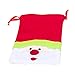 Produktbild Bluelans Weihnachten Santa Claus Schneemann Apple Tasche Candy Tasche niedliche Kinder Geschenk Xmas Decor, Santa Claus, 16cm x 12cm/6.30" x 4.72"