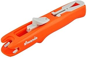 Viwanda Papier Clipper - Eric Orange - Büro/Studenten Klammerspender für zum zusammenheften von Unterlagen, mit 8 vorgespannten Edelstahl Clips. Die Zukunft der traditionellen Tackers/Hefter