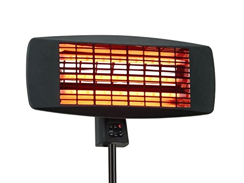 Traedgard® Infrarot Stand Heizstrahler Morsum 2000 Watt mit Fernbedienung und Standfuß, 64548 - 3