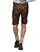 Produktbild Stockerpoint Herren Trachten Lederhose Hose Aron, Braun (Biber Blau), 46
