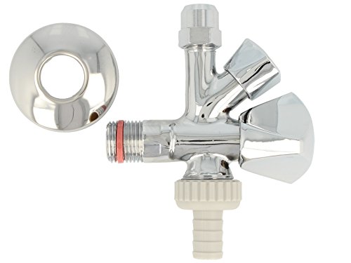 tecuro WAS-Ventil Kombieckventil Geräteventil Anschlussventil-selbstdichtend DVGW-geprüft - 2