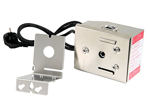 Grillspieß Set, 90 cm, inkl. Edelstahl Motor, 220V – 240V, Drehspieß, Rotisserie, Drehspiess - 4