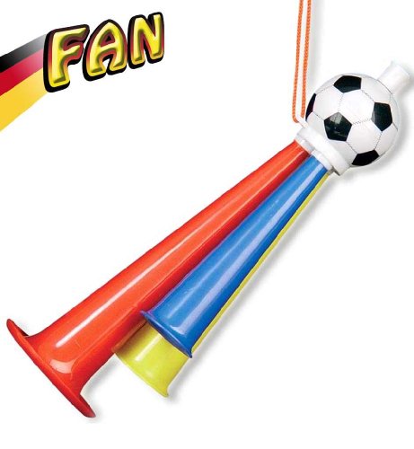Preisvergleich Produktbild Fußball Fanfare ca. 25 cm, Deutschland, Fußball, WM, EM