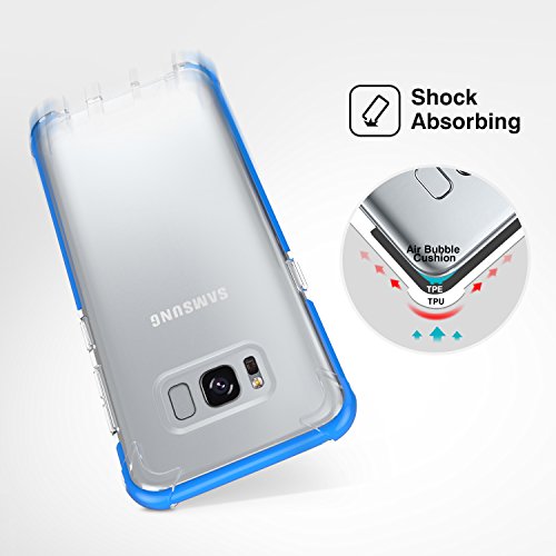 MoKo Samsung Galaxy S8 Funda - Flexible Case de Amortiguaci n TPU de Choque-Absorci n con Anti-ara azos Transparente Duro Back Cover para Samsung Galaxy S8 2017 5 8 Pulgadas Azul reviews MoKo Samsung Galaxy S8 Funda - Flexible Case de Amortiguaci n TPU de Choque-Absorci n con Anti-ara azos Transparente Duro Back Cover para Samsung Galaxy S8 2017 5 8 Pulgadas Azul