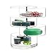 Hotrose Acrylic Jewellery Make-up Storage Holder with 4-Layer Swivel Box
