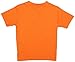 DKNY Unisex Baby Unisex Parrot Print Short Sleeve Tee 6-12 Months Tangerine