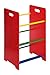 Premier Housewares 3-Tier Storage Unit with Pine Frame and 6 Canvas Tubes