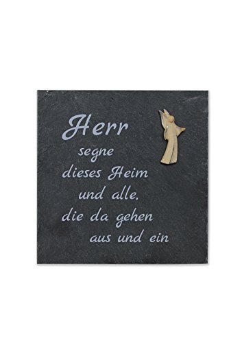 Preisvergleich Produktbild MaMeMi Schiefertafel mit Spruch / Schieferschild / Wandschmuck / Wandspruch / zum aufhängen / Haussegen