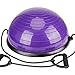 Produktbild SVNA Balance Half Ball Fitness-Hemisphäre Explosionssicherer Yoga-Ball mit Tunnelzug für Gleichgewichtstraining zur Steigerung der Kernkraft,Purple
