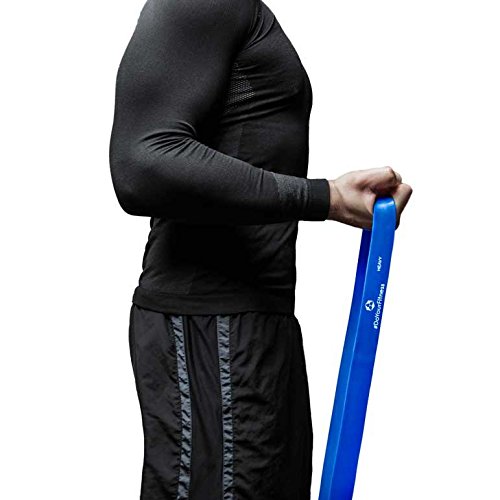 Fitnessbänder / PowerBands aus 100% Latex in Studio-Qualität »PullMeUp« – Die perfekten Rubber Bands & Sportbänder für effektives Krafttraining, Ganz-Körper-Workout, CrossFit, Stretching, Yoga, Bodybuilding , Powerlifting, Calisthenics oder Freeletics Workout – Widerstandsbänder ideal für den ganzen Körper – Die Gymnastikbänder ( Expander, Resistance Band & Bodytrainer ) sind in 5x unterschiedlichen Zugstärken erhältlich (leicht bis sehr hart) - 3