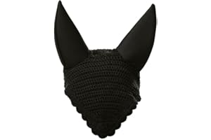 EKKIA Equi-Theme Fliegenhaube „Oreilles néoprène“ Schalldämpfer (schwarz)