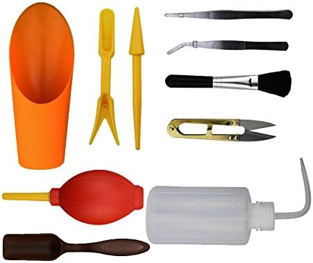 Succulent Transplanting Miniature Hand Tools set Garden Planting Tools Kit (Orange)