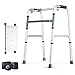 Produktbild III- Multifunktionswalker/gehende Stützklammer/stehender gehender Rahmen Alter Mann Falten erhöhte Vier Fuß Walker Rehabilitation Equipment (Walker + sitzendes Brett)