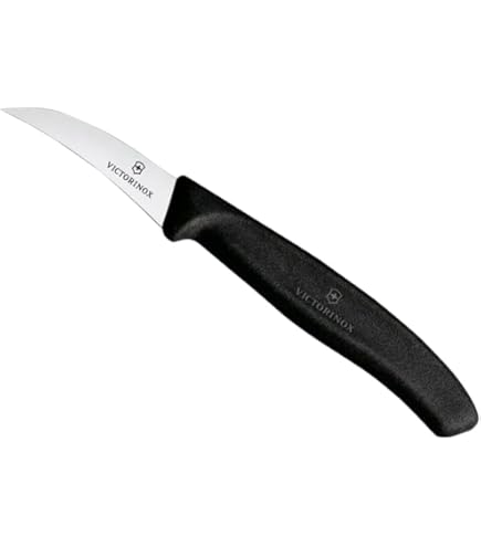 Set De 2 Couteaux Victorinox : Couteau à Légumes + éplucheur - Lames Acier Inox, Manche Noir Ergonomique