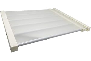 vet italy Vetrineinrete® Mensola estensibile per armadio mobile scaffale regolabile telescopico stand (DA 50 A 80 CM X 42 CM)