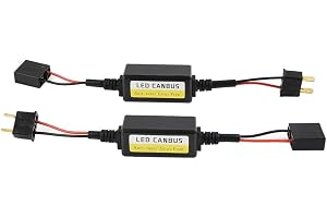 Besttoolifes Canbus H7 LED-avkodare, eliminerar felkod, anti-flimmermotstånd, enkel installation av glödlampor, felkonverteri