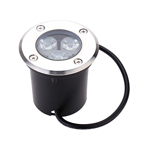 spécifications Lixada 3W LED Outdoor rez-de-jardin chemin étage souterrain enterré Yard Lampe Spot paysage lumière IP67 imperméable à l'eau AC 85-265V