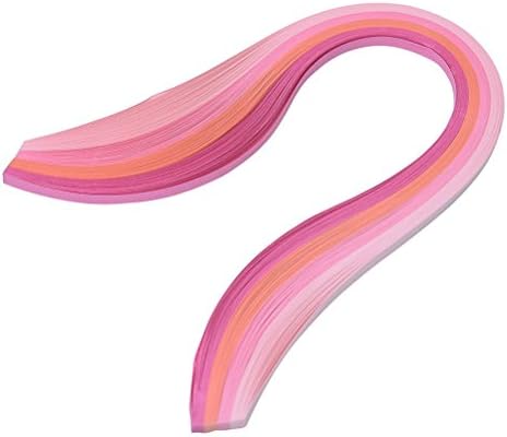 chiccharming 100 Stripes Quilling Paper DIY Tool Hanmade Gift Create Assorted Colour