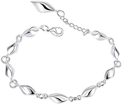 Emma Gioielli Bracelet for Women Silver Plated with Pepita Pips Sheet Sheets