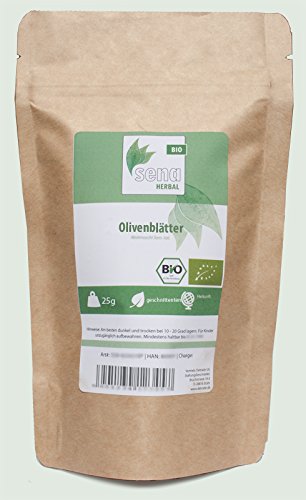 Preisvergleich Produktbild SENA-Herbal Bio - geschnittene Olivenblätter- (25g)