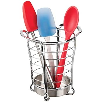 Lot 8 Ustensiles Cuisine Inox + Porte-ustensiles - Matériel De Cuisine Pro