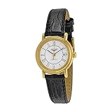 Longines Damen-Armbanduhr 25mm Armband Leder Schwarz GehÃ¤use Edelstahl Saphirglas Automatik L4.321.2.11.2