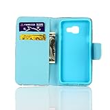 BONROY® Handyhülle Samsung Galaxy A3 (2016) SM-A310F Hüllen Bunte Gemalt Malerei Muster PU Lederhülle Schutzhülle Handyhülle Taschen Schalen Handy Tasche Flip Wallet Ständer Etui Karten Slot Lederhülle Kredit Kartenfächer Folio Bookstyle mit Weich TPU Innere Schutzhülle für Samsung Galaxy A3 (2016) SM-A310F - 