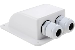 Dreld Dławik wejściowy do kabli, wodoodporna płyta wejściowa kabla kabel obudowa wejściowa do wszystkich typów kabli od 2 do 6 mm², pasuje do paneli fotowoltaicznych, kamperów, kamperów (mały)