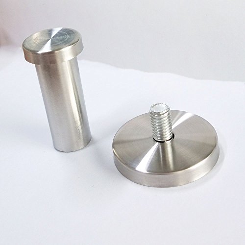 NewCY Edelstahl Wandmontage Robe Haken Neue stilvolle 304, gebürstet Finish, Bad Toilette Schränke Mantel Handtuch Robe Hook 2 Stück [1.75inch/4.5cm] - 7