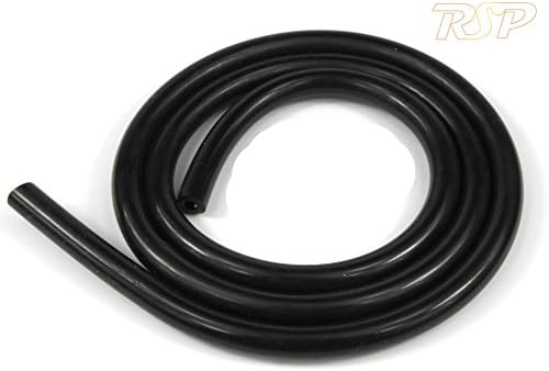 1 Metre Silicone Vacuum Vac Hose Pipe Tube 6mm I.D x 11mm O.D (Black)