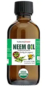 Chipku Bio-Degredable water soluble Neem Oil Clean & Concentrate Cold Pressed Oil For Spray On Plants & Garden with free measuring cup(500 ml)