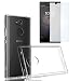 Produktbild Eximmobile Sony Xperia L2 Silikonhülle Handyhülle + Panzerfolie - Schutzhülle mit Schutzfolie Silikon Case Cover Panzerglas Folie Handytasche für Sony Xperia L2
