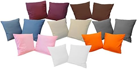 Cushion Covers Pillowcases Microfibre 80 x 80 cm Set of 2 80 x 80 cm graphite