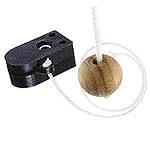 Zugschalter mit Holzkugel + EINBAU in einer bestellten Leuchte