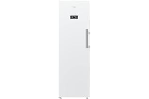 Beko - B5RMFNE314W - Congelatore Verticale, Classe E, NO FROST, Inverter, Bianco, volume netto 286 litri, DImensioni HxLxP: 186x60x75
