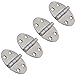 Produktbild 4 Stück Mini Edelstahl Scharnier Oval Türband Türscharnier Edelstahlscharnier Beschlag V2A