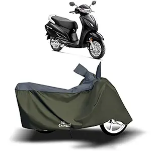 DROHAR - Honda Activa 6G New BS6 100% Waterproof - Dust Proof - Full Bike Scooty Two Wheeler Body Cover for Honda Activa 6G (Life Time Strip Grey)