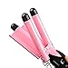 Temperature Adjustable LCD Display 3 Barrels Ceramic Wave Curling Wand Iron 25mm with Water Wave Ripples Perm Styling