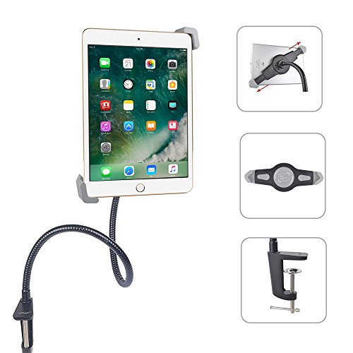 iPad-Stand-Tablet-Gooseneck-Holder-Mount-ieGeek-360-Degree-Rotation-Flexible-Adjustable-Hands-free-Bolt-Clamp-Stand-Mount-Universal-Fit-for-iPad-Mini-iPad-234-iPad-5iPad-AiriPad-Pro-Samsung-Galaxy-Tab