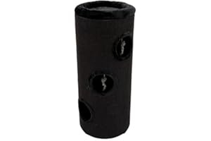 DIOGENES Large Cat Scratching Barrel - A Large Scratch Barrel For One Or More Cats With Lots Of Places To Play And Sleep - Available In Beige And Black (Black)