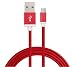 Produktbild Micro USB Kabel Nylon Geflochtenes Schnellladekabel - ROT für Phicomm Clue M / Clue L / Clue 2S Smartphone