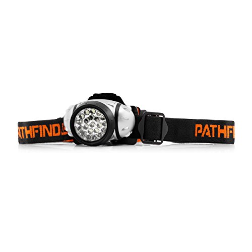 PATHFINDER 21 Hochleistungs LED Stirnlampe Kopflampe – Wasserfest. 4 Betriebsarten, Sicherheitslampe, Kopflampe für Radfahren, Klettern, Mountain Biking, Camping, Leselicht, einstellbarer Abstrahlwinkel. 100.000 Stunden LED-Lebensdauer - 3