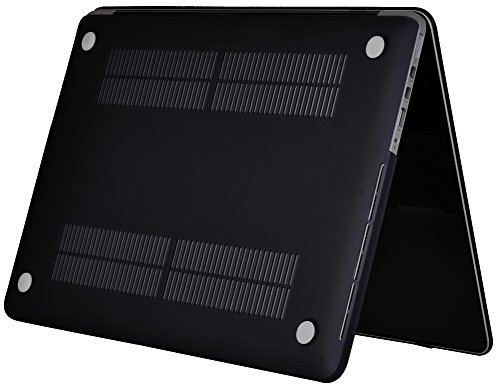Topideal 15-Inch Rubberized Frosted Hardshell Case Cover for MacBook Pro 15 4  with Retina Display A1398 - NEWEST VERSION  Topideal 15-Inch-Black