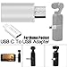 Produktbild TAOtTAO Ersatztyp C USB C auf Micro USB Adapter Fast Adapter für DJI Osmo Pocket Typ-C-Adapter (B)